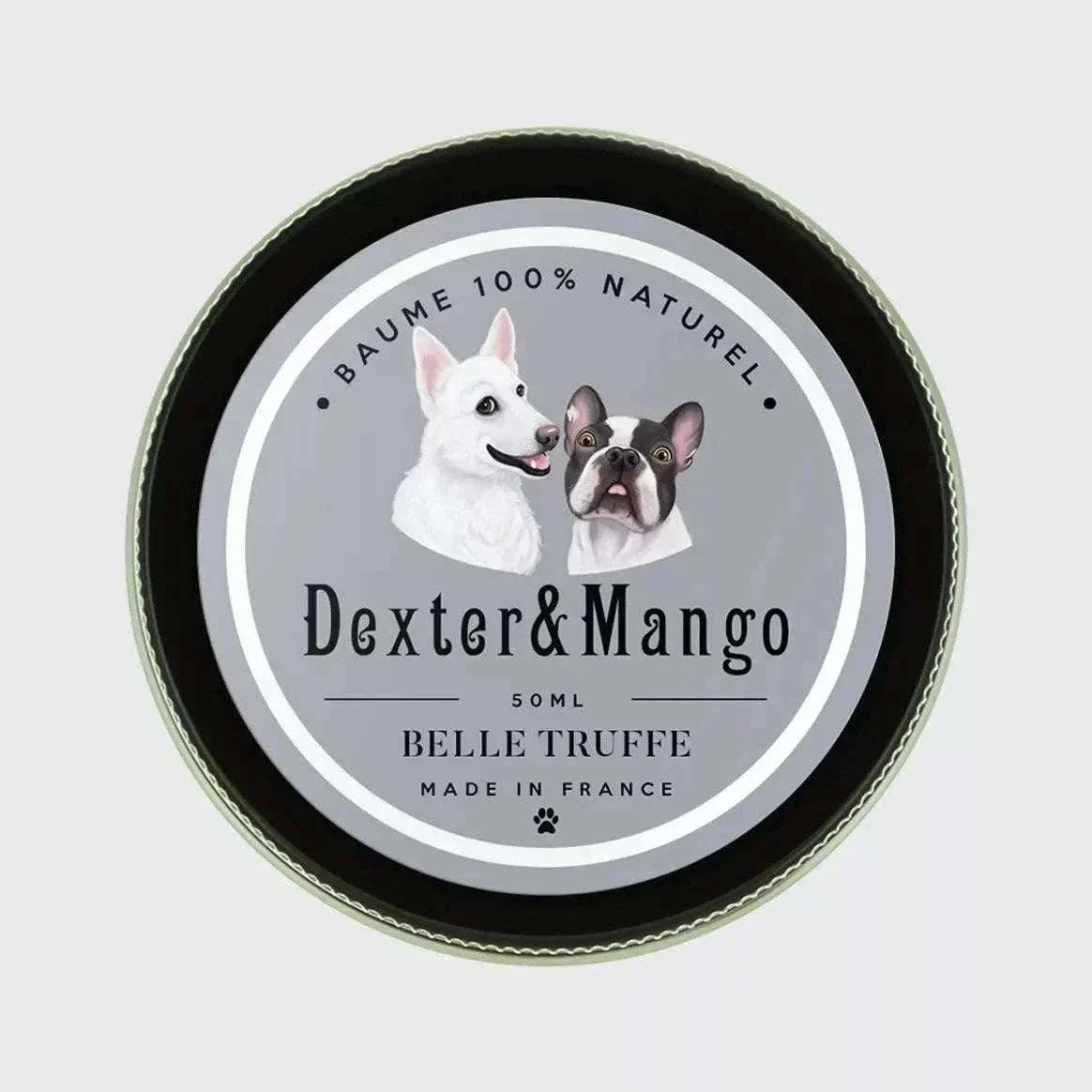 Natural dog balm Belle Truffle, vegan and eco-friendly, made in France.