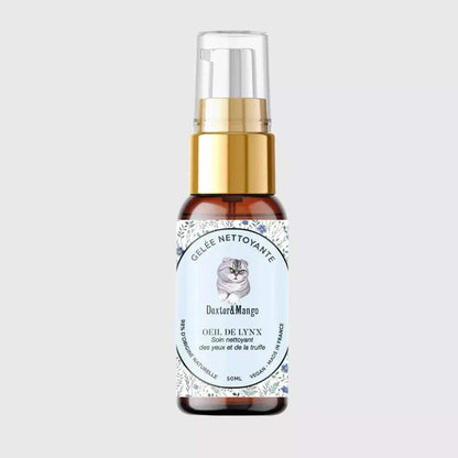 Lynx Eye Cleansing Jelly bottle, vegan, cruelty-free, eco-friendly, made in France.
