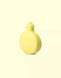Yellow design travel bottle with anti-drip valve for dogs.