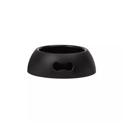 Indestructible eco-friendly bowl for dogs and cats, made of durable polypropylene, non-slip with rubber feet.