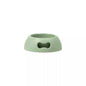 Indestructible eco-friendly bowl for pets in green, non-slip with handle.